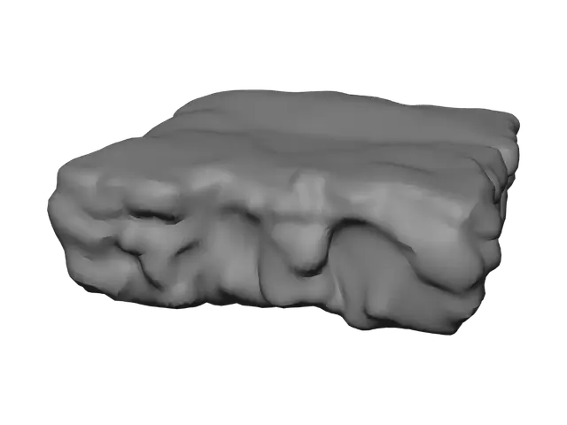 3D model for Floating Moss Rock