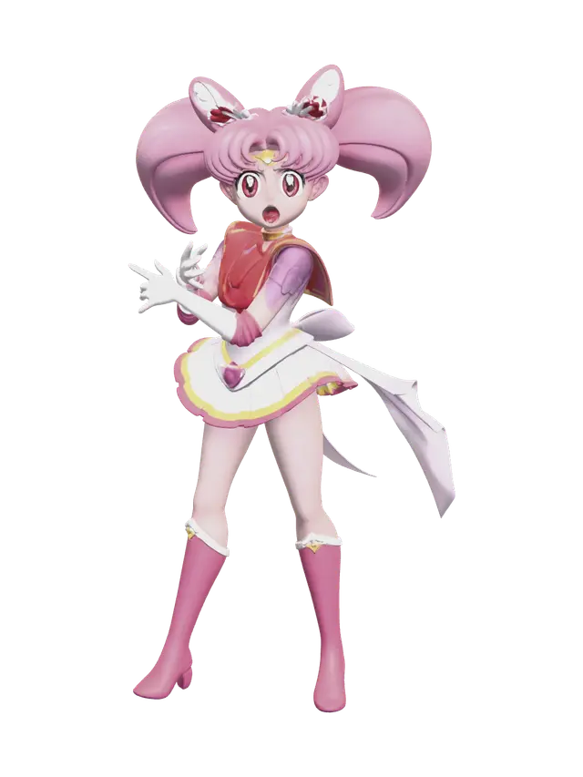 3D model for Weathered Chibiusa