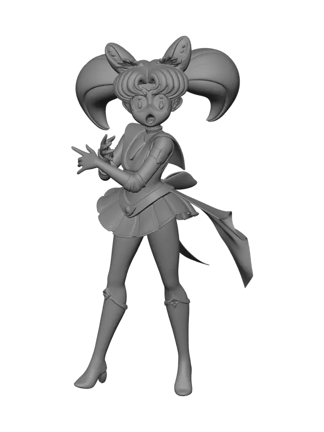 3D model for Weathered Chibiusa