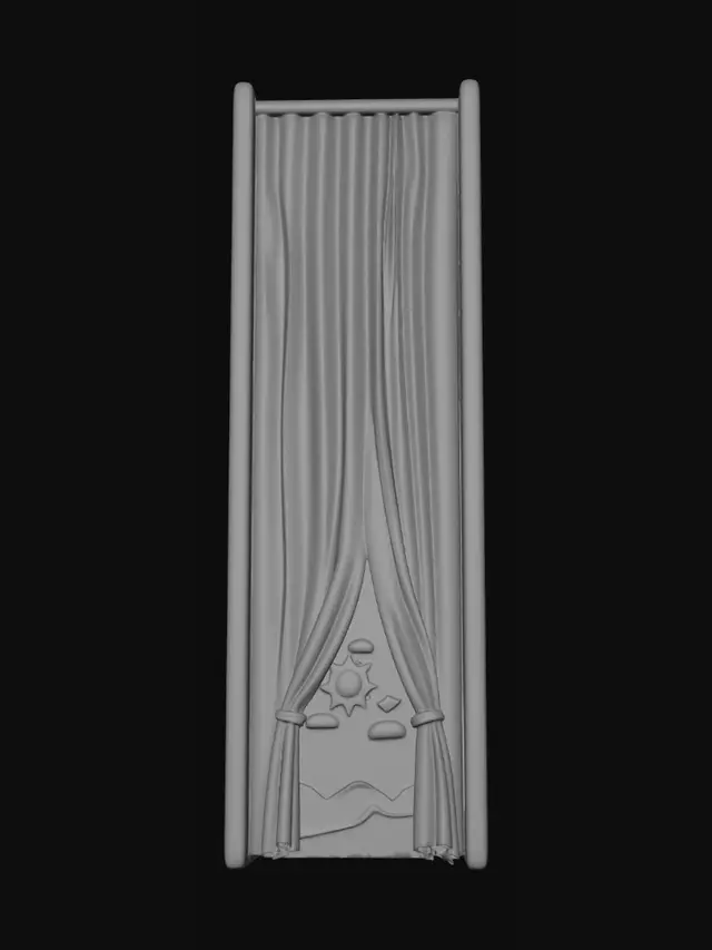 3D model for Sunrise Behind Curtains