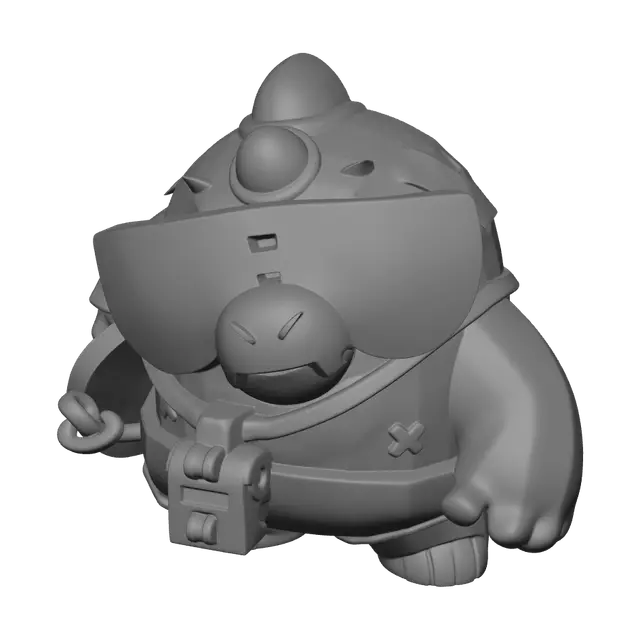 3D model for Brawl Stars Buzz