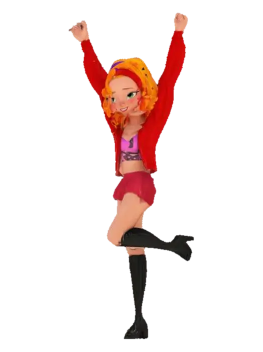 Schicksal Claus (School Spirit) - Yuletide 3D model, vytvořený pomocí AI
