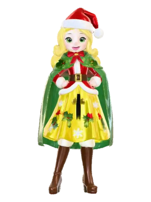 Apple White (Christmas Princess) - Yuletide 3D model, vytvořený pomocí AI