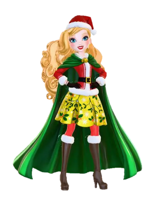 Apple White (Ever After High™ Christmas) - Yuletide 3D model, vytvořený pomocí AI