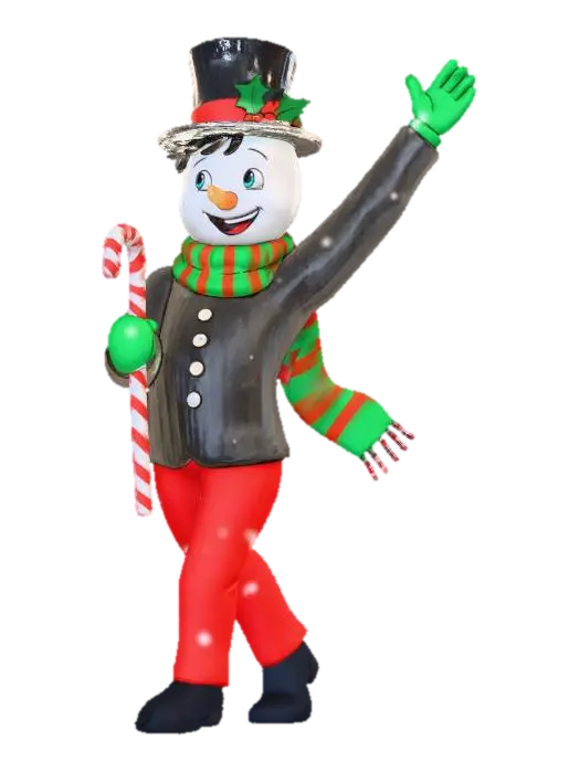 Shiverton Snowman, #Christmas2025# - Yuletide 3D model, vytvořený pomocí AI