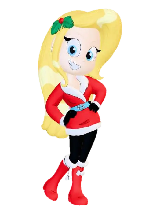 Holly Kringle - Santaclaus 3D model, vytvořený pomocí AI