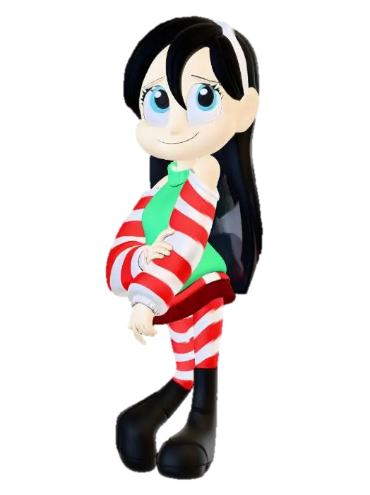 Noel Kringle - Santaclaus 3D model, vytvořený pomocí AI
