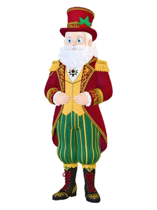 Kris Kringle - Kneehighboots 3D model, vytvořený pomocí AI
