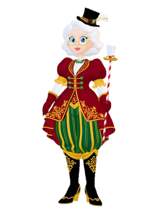 Carol Kringle - Kneehighboots 3D model, vytvořený pomocí AI