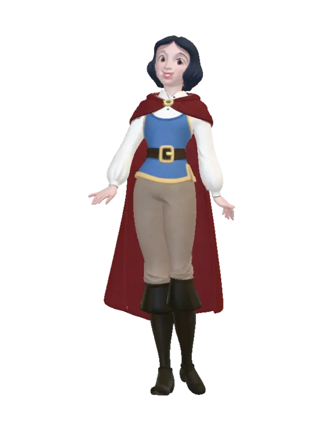 3D model for Snow White in the Enchanted Meadow