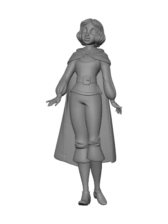 3D model for Snow White in the Enchanted Meadow