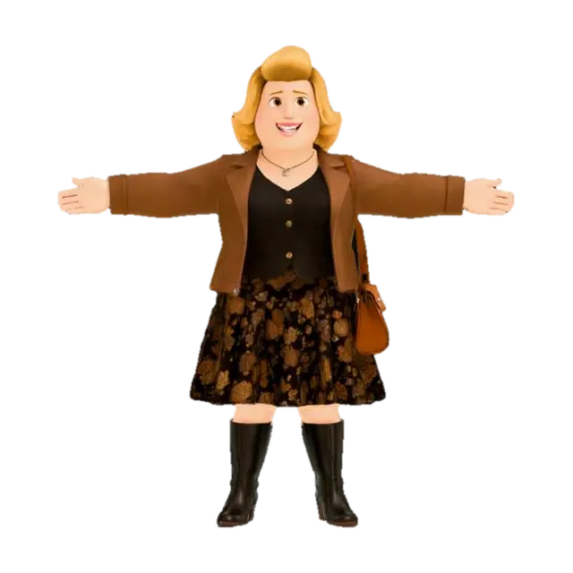 Allicia Botti (Alternative Style) 3D model, vytvořený pomocí AI