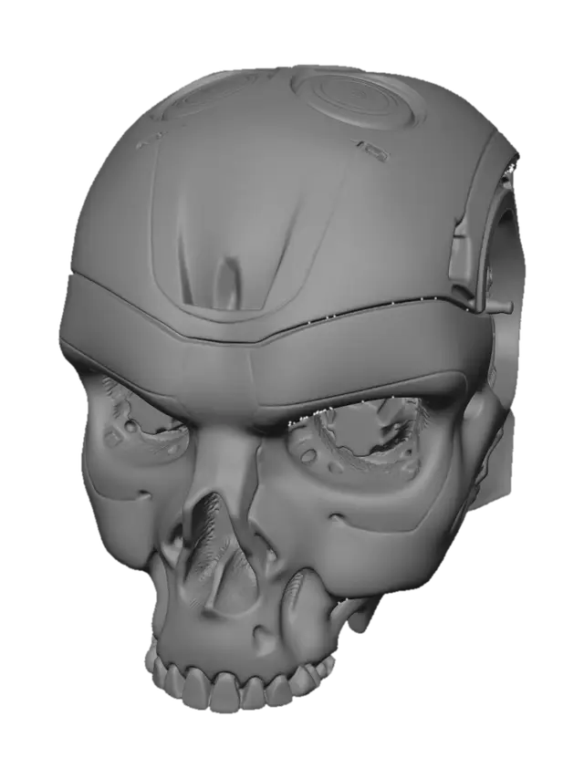 3D model for Cyborg Skull