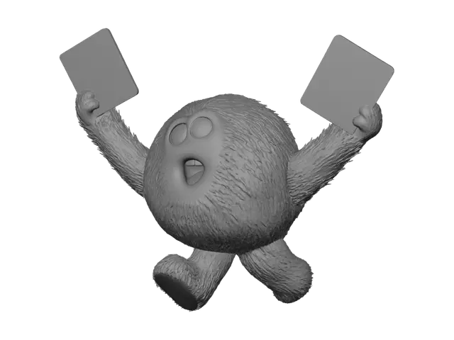 3D model for Purple Card Monster
