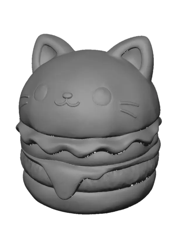 3D model for Hamburger Kitty