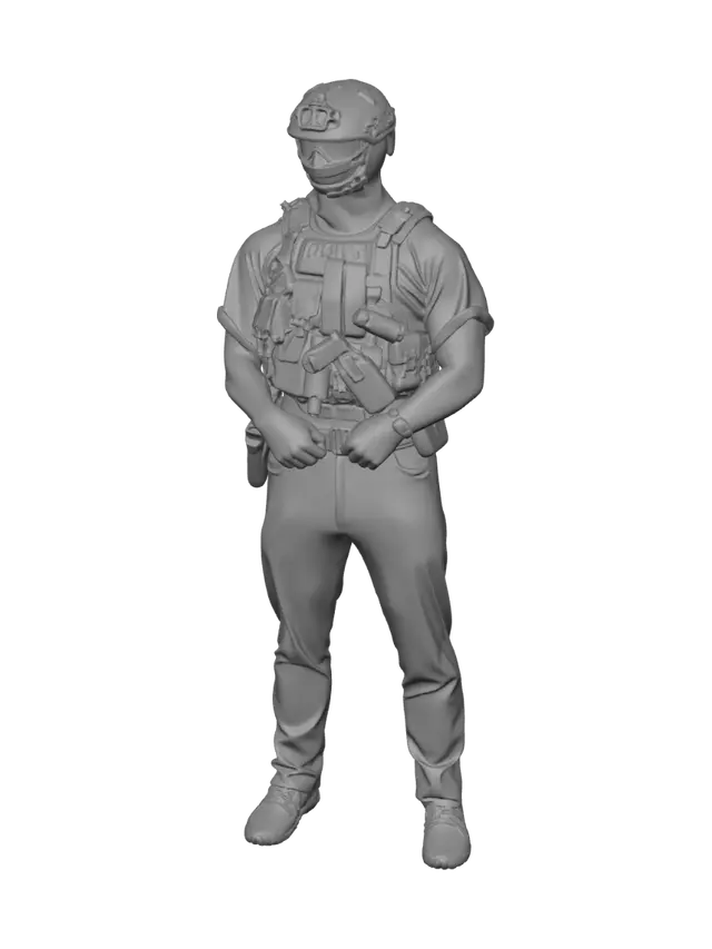 3D model for Tactical Police Officer