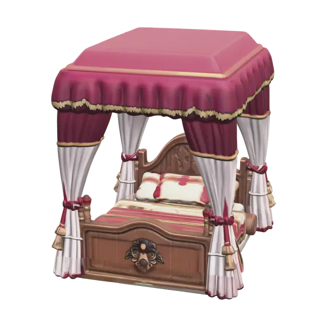Fantasy Cartoon House 3D model, vytvořený pomocí AI