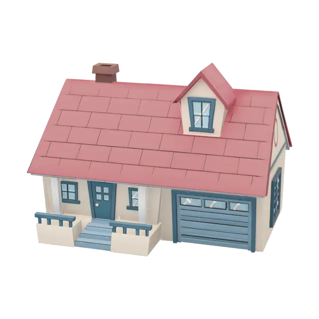3D model for Realistic Cartoon House
