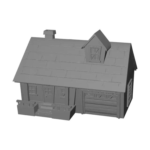 3D model for Realistic Cartoon House