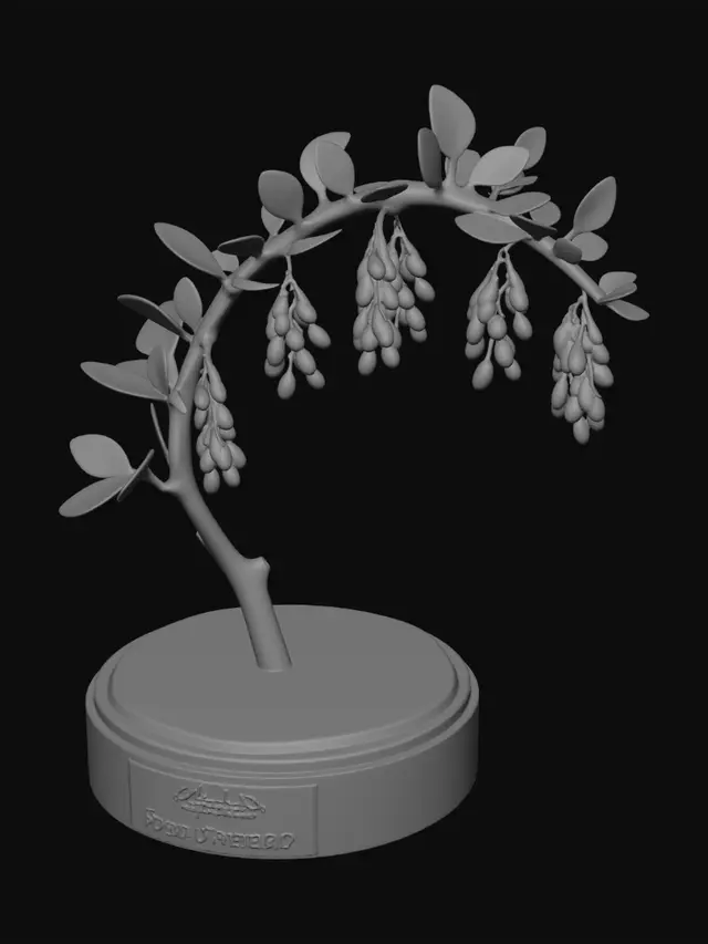 3D model for Gilded Leaf Arch