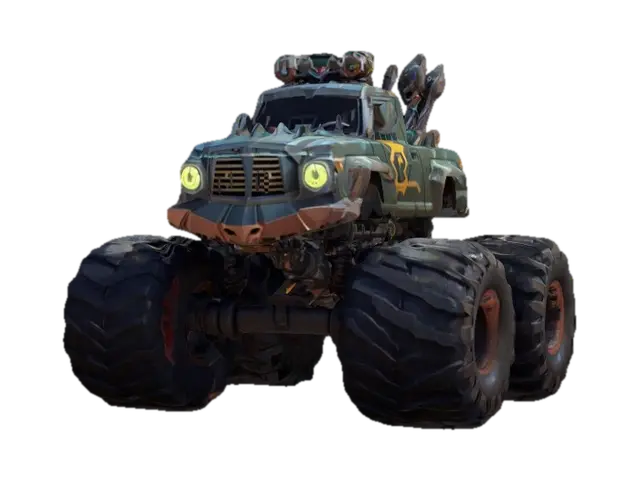 Low-poly, Pixar style, Chrono-forge masterpiece of a weaponized… - Chronoforgeweapon 3D model, vytvořený pomocí AI
