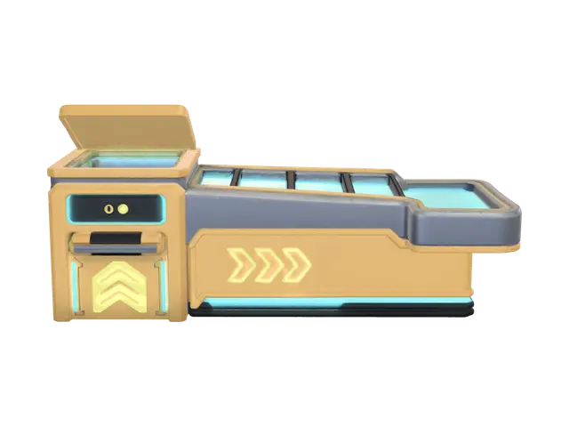 3D model for Neon Cargo Crate