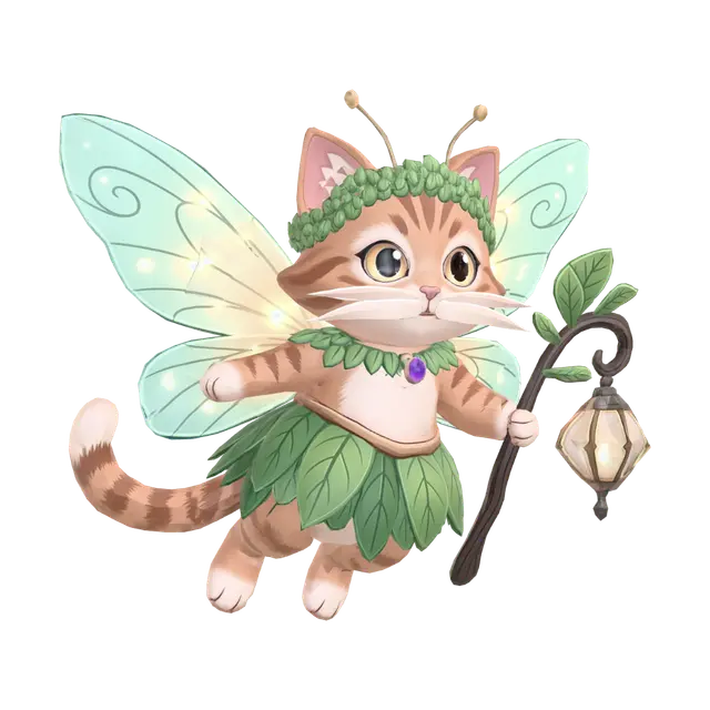 3D model for Lanternleaf Kitten