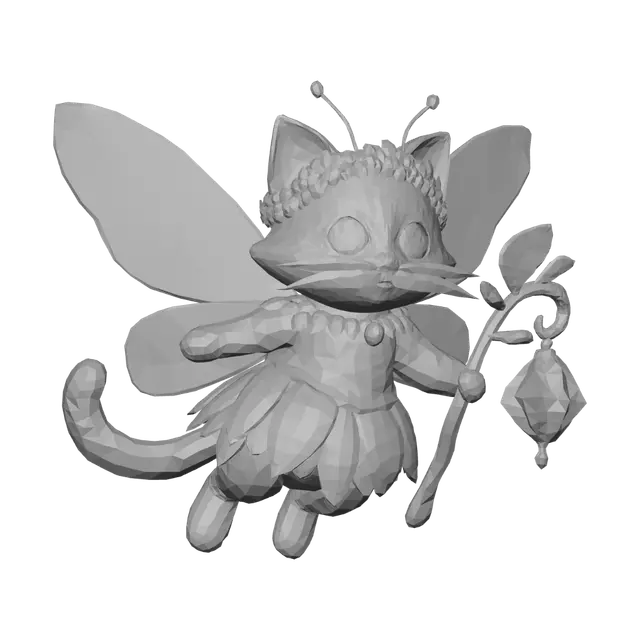 3D model for Lanternleaf Kitten