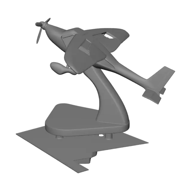 3D model for Sunlit Yellow Plane