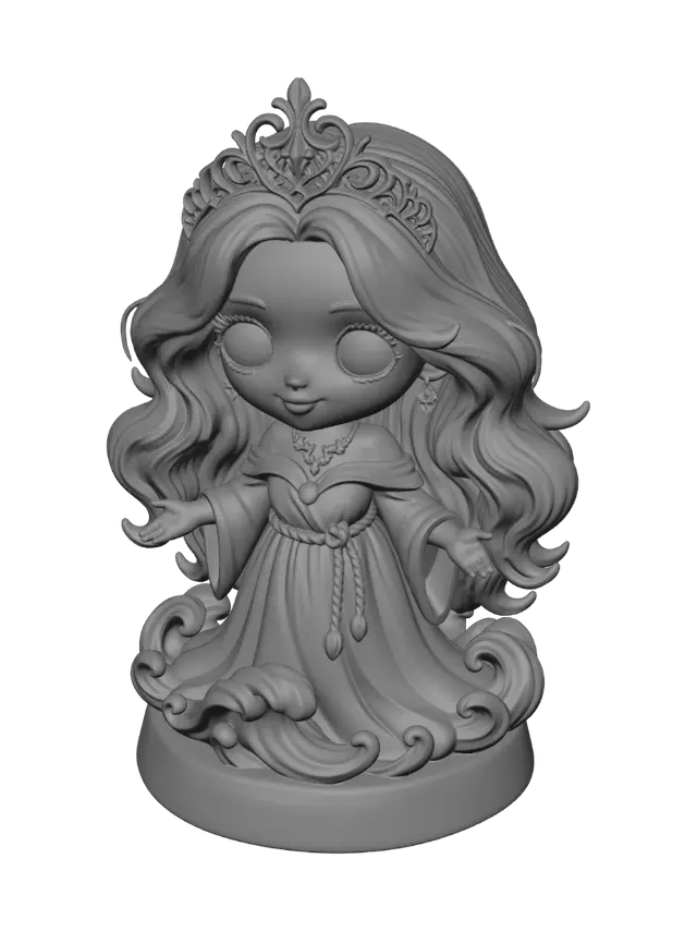 3D model for Yemanja the Ocean Princess