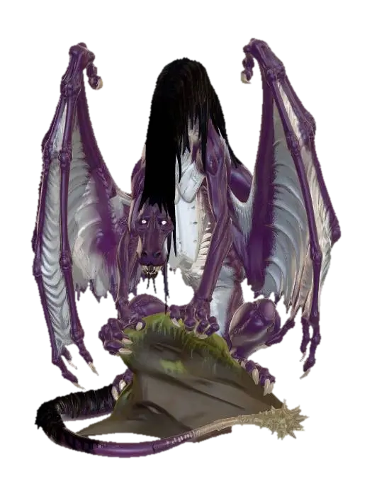 Mirewyrm - Lurker 3D model, vytvořený pomocí AI