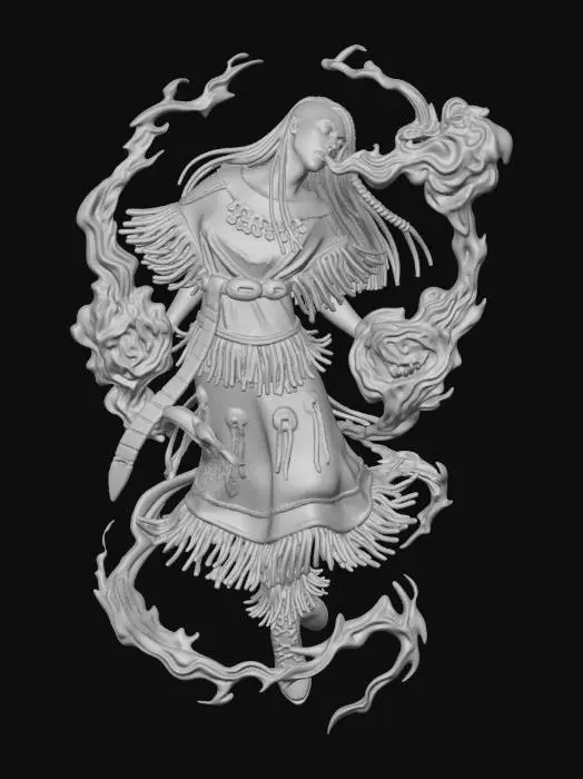3D model for Inferno Spirit Caller