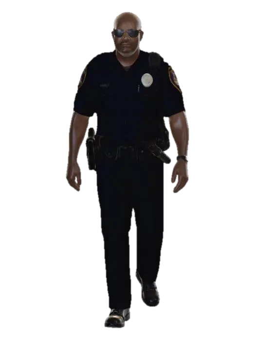 Modello 3D Caught Speeding - Cop, generato dall’IA