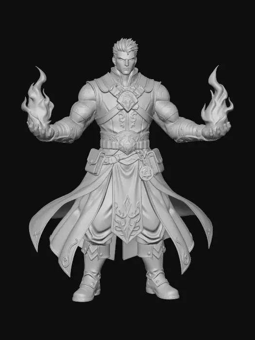 3D model for Battle Wizard