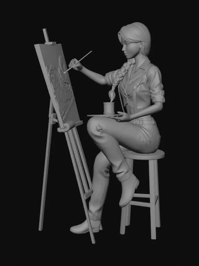 3D model for Leah