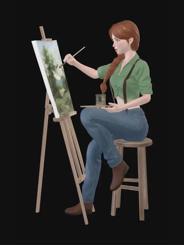 3D model for Leah