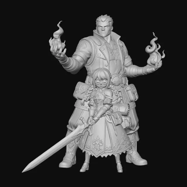 3D model for Adventure Friends