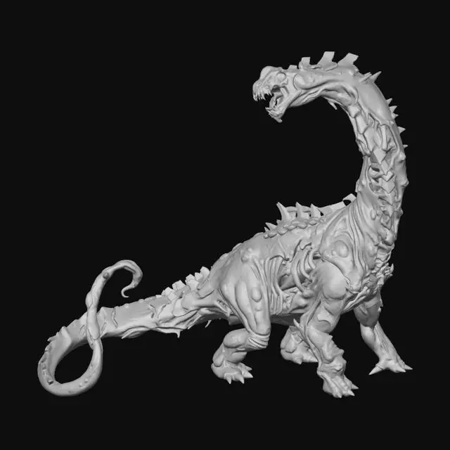 3D model for Primal Plague Dino