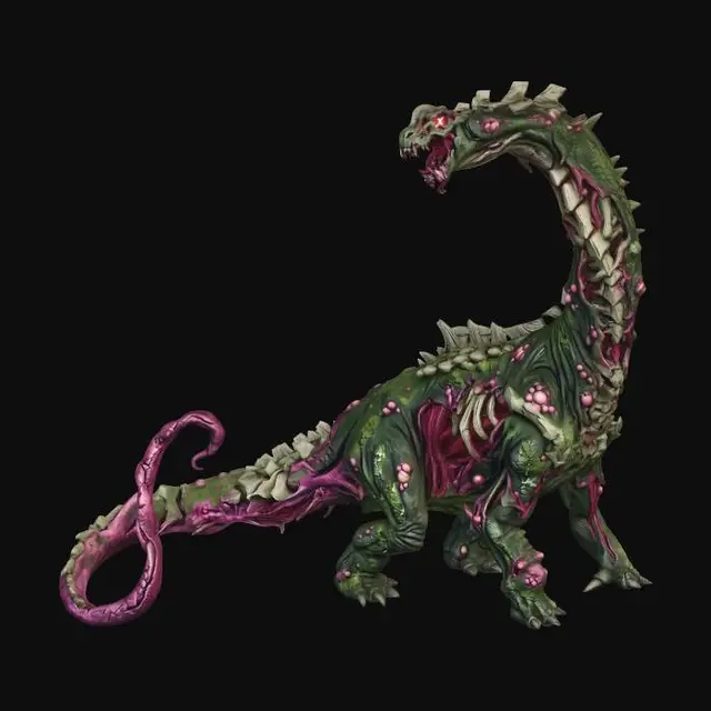 3D model for Primal Plague Dino