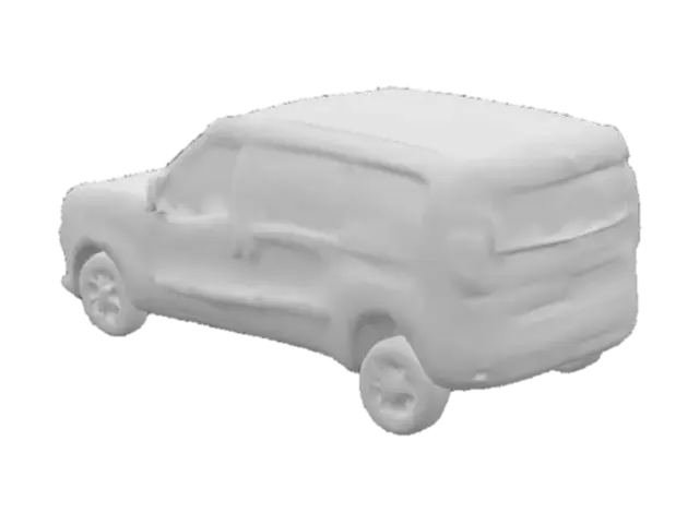 3D model for White Utility Van