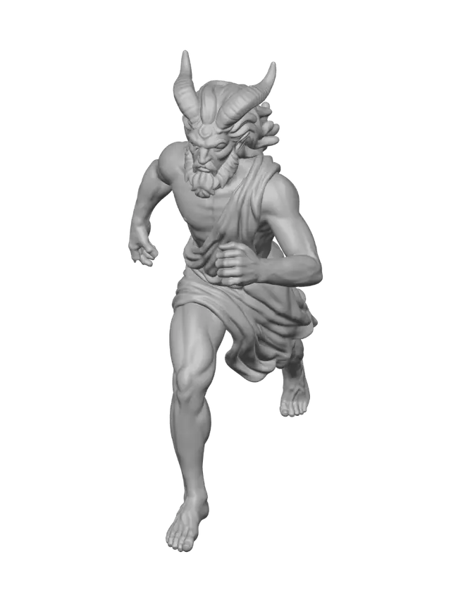 3D model for The Fleet-Footed Satyr