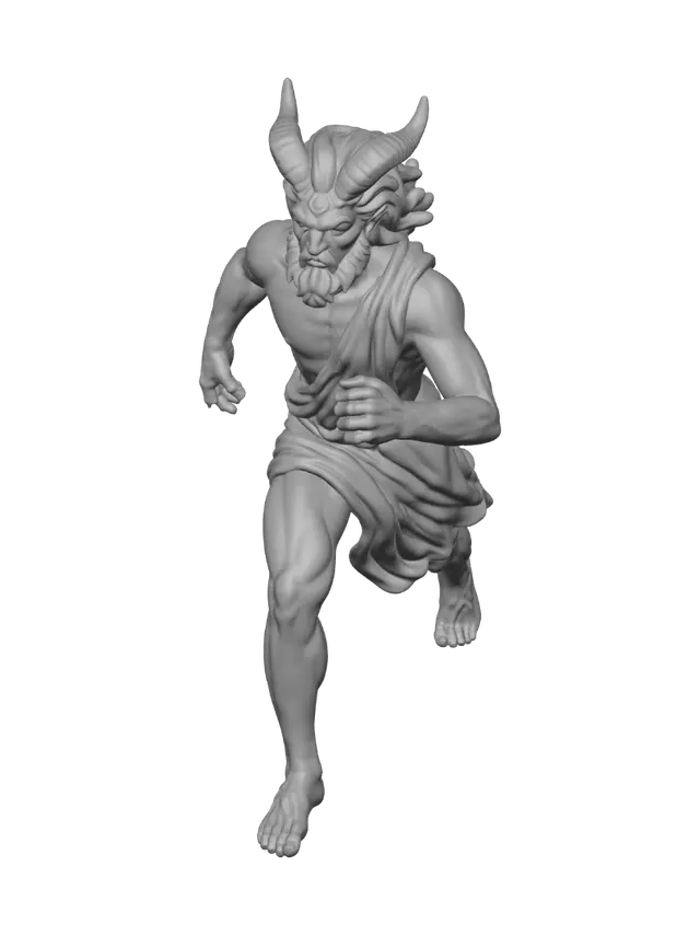 3D model for The Fleet-Footed Satyr