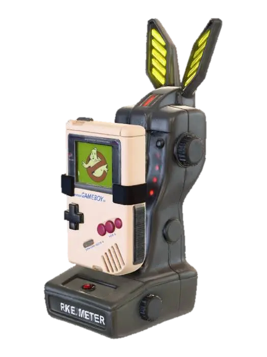 Gameboy Ghost Detector - Detection 3D model, vytvořený pomocí AI