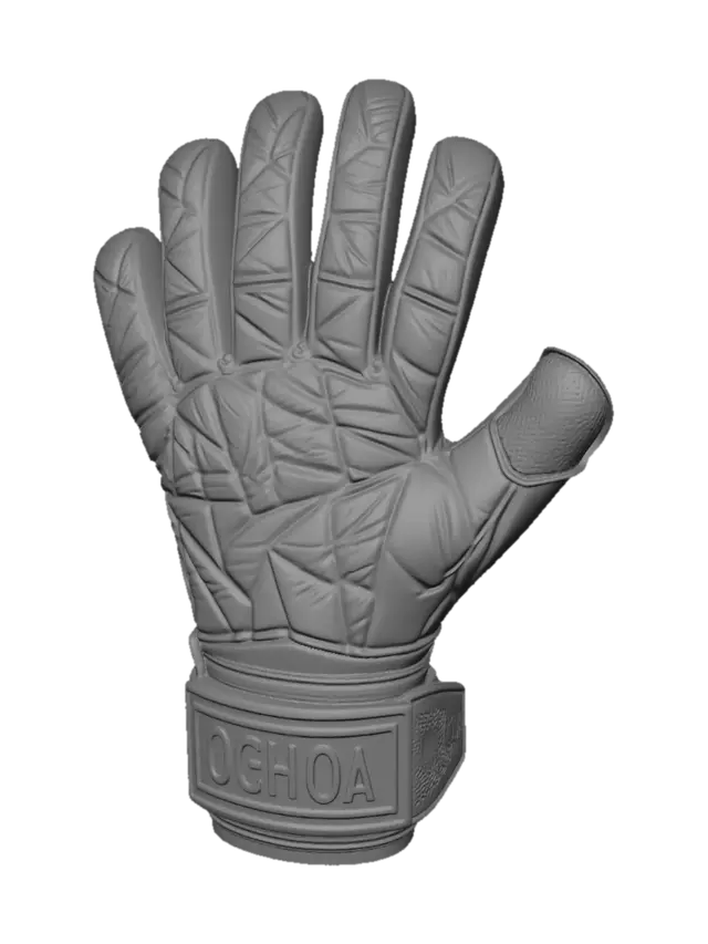3D model for OCHOA Red Goalkeeper Glove