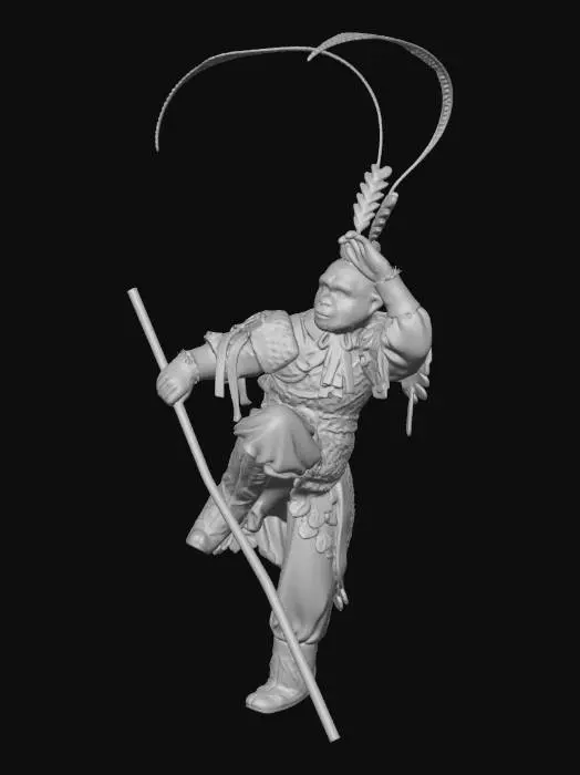3D model for Acrobatic Monkey in Opera Costume