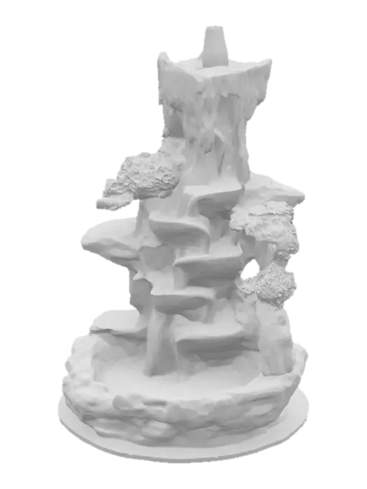 3D model for Mystic Waterfall Incense Burner