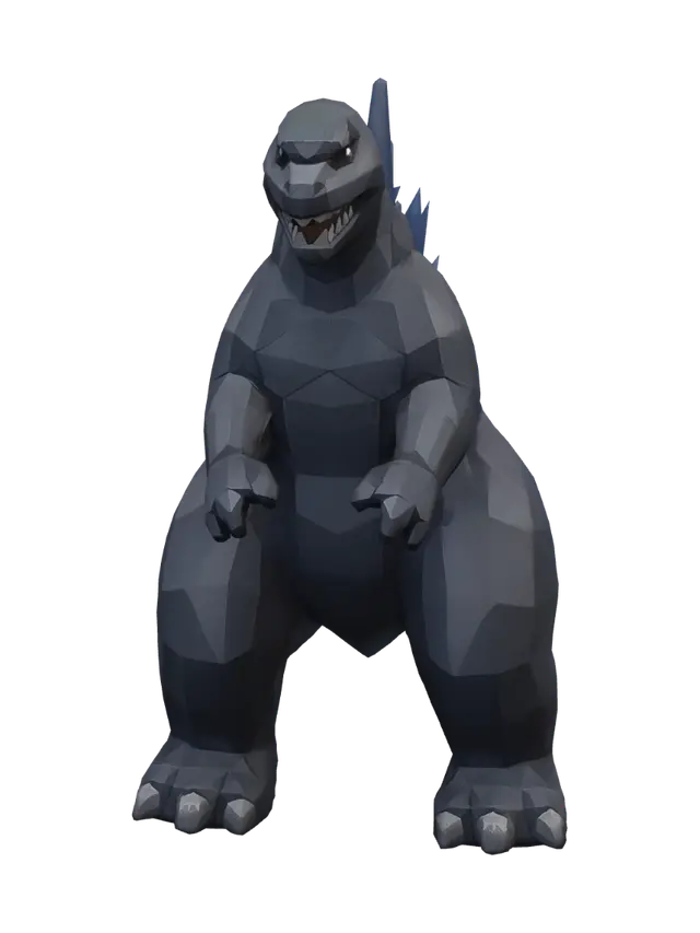 Free Godzilla 3D Models - Download Instantly | Meshy