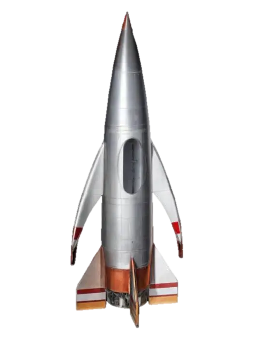 rocket - Launch 3D model, vytvořený pomocí AI