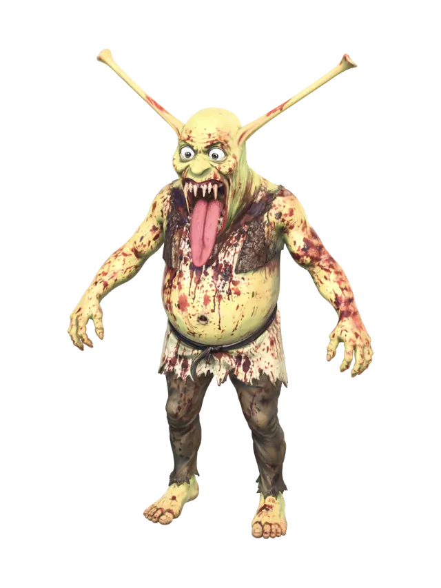 3D model for Blood-Splattered Zombie