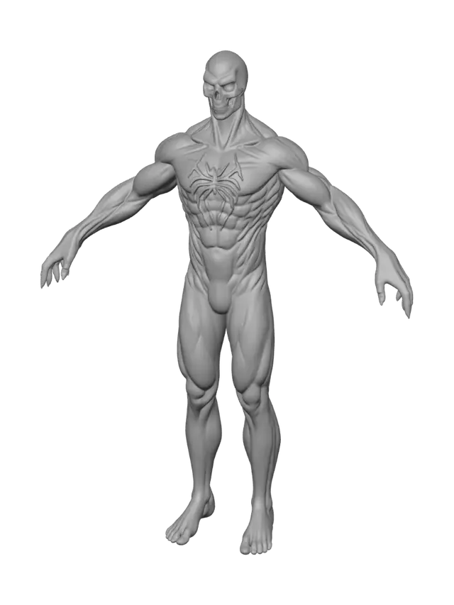 3D model for Crimson Arachnid Demon